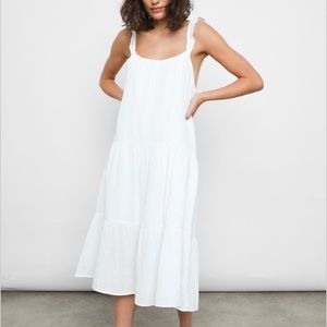 Rails White Capri Midi Dress Small NWT